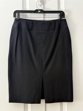 Shin Choi Black Pencil Skirt Fully Lined Classic Shin Choi Skirt Size 4
